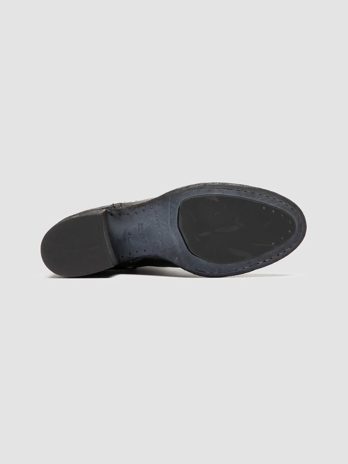 DENNER 103 - Gray Leather Zip Boots