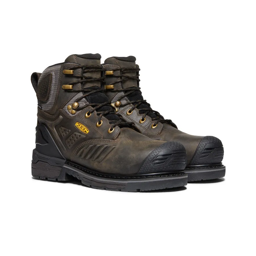Men's Philadelphia 6" Waterproof Boot (Carbon Toe)  |  Cascade Brown/Black