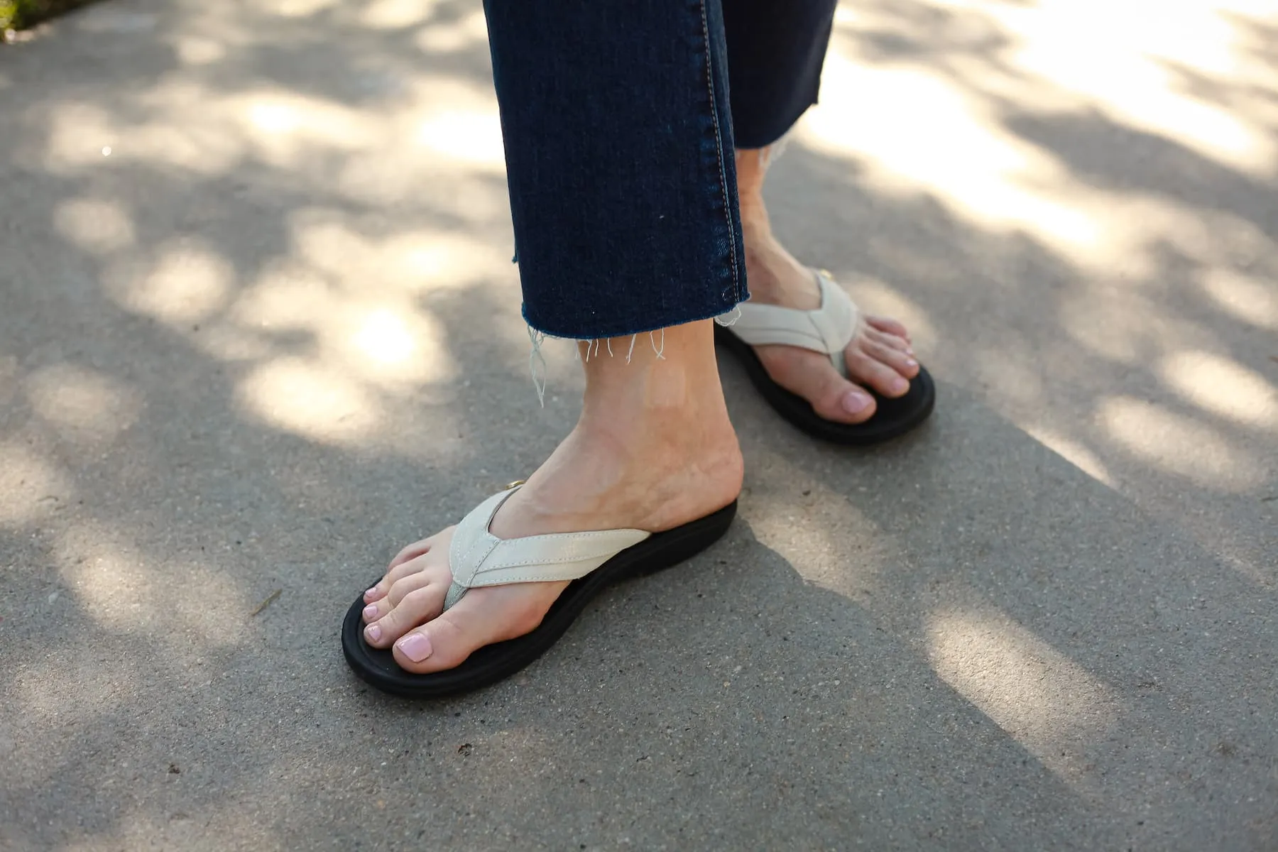 Stella Sandal • Gold Crème Shimmer Suede