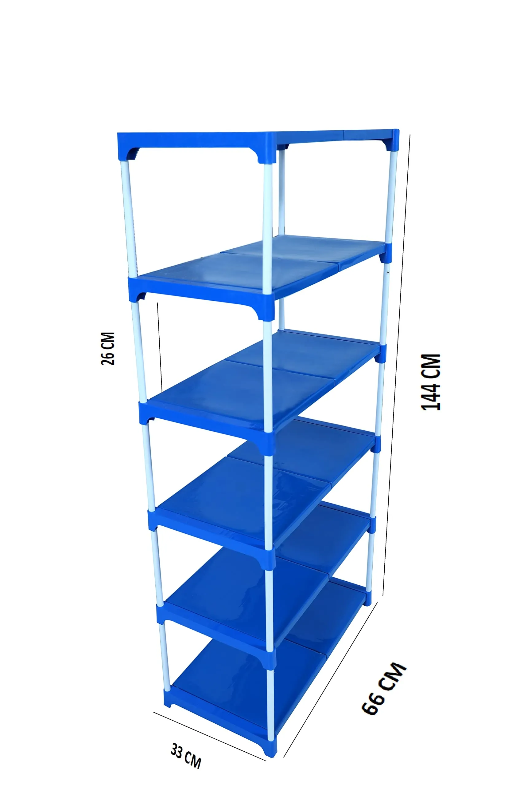 YMRR® 6-Tiers Portable Metal Shoe Rack for Storage Multipurpose | Slipper Stand | Chappal Stand, Space Saving Shelves Shoe Rack for Home, Living Room, Kitchen & Office Indoor Outdoor Use